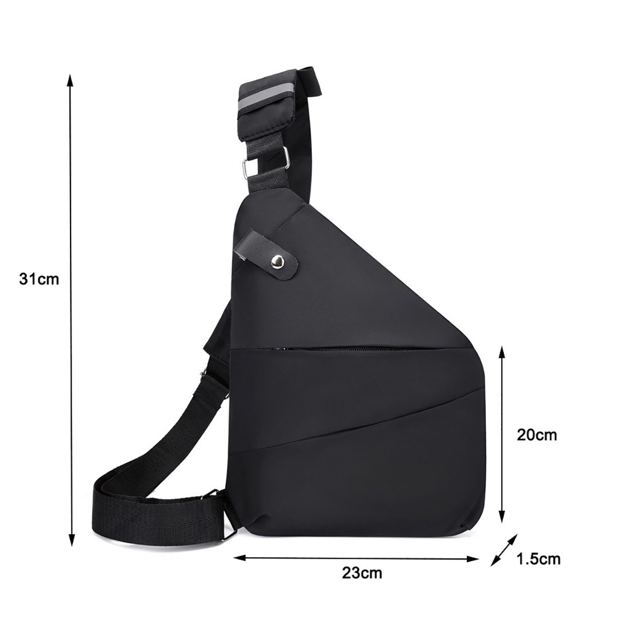 FOUORTUNATE-BEE Umhängetasche Schultertasche, Brusttasche, Anti-Diebstahl, günstig online kaufen