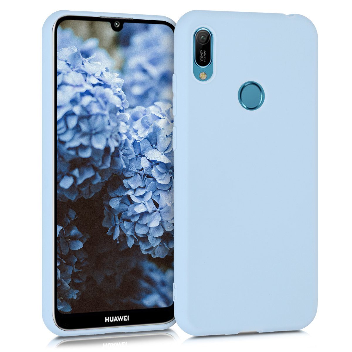 kwmobile Handyhülle »Hülle für Huawei Y6 (2019)«, Hülle Silikon - Soft  Handyhülle - Handy Case Cover