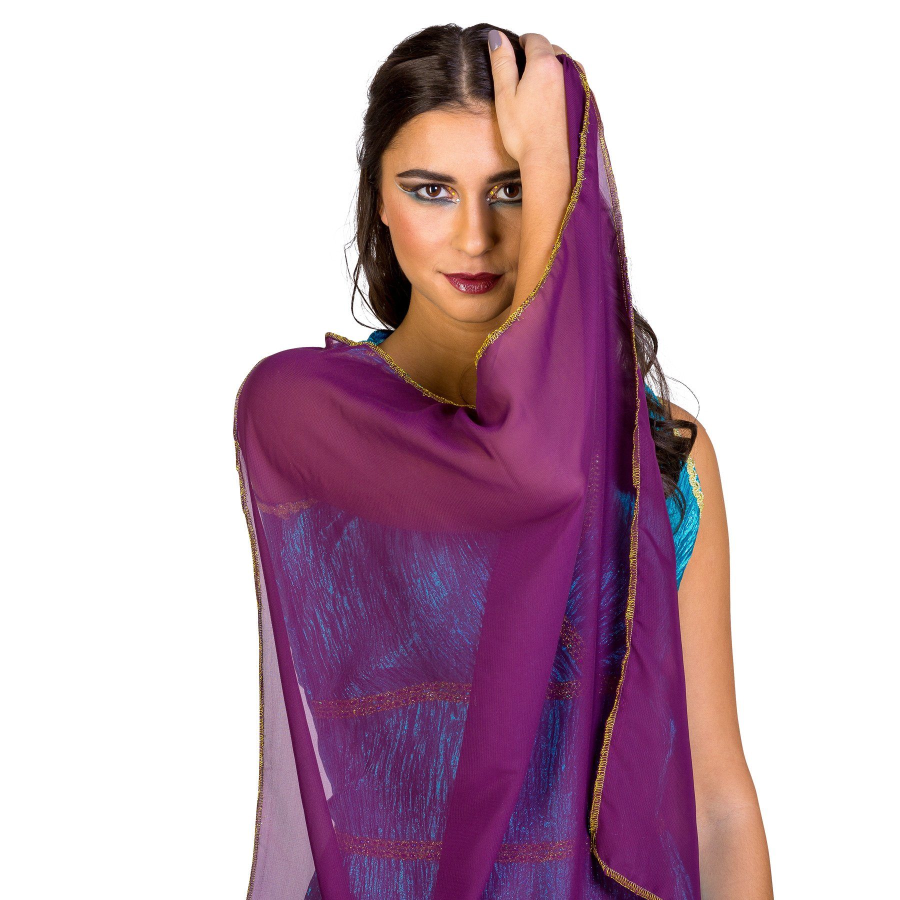 dressforfun Kostüm Frauenkostüm griechische Schönheit Kassandra, Figurbetontes, langes Kleid