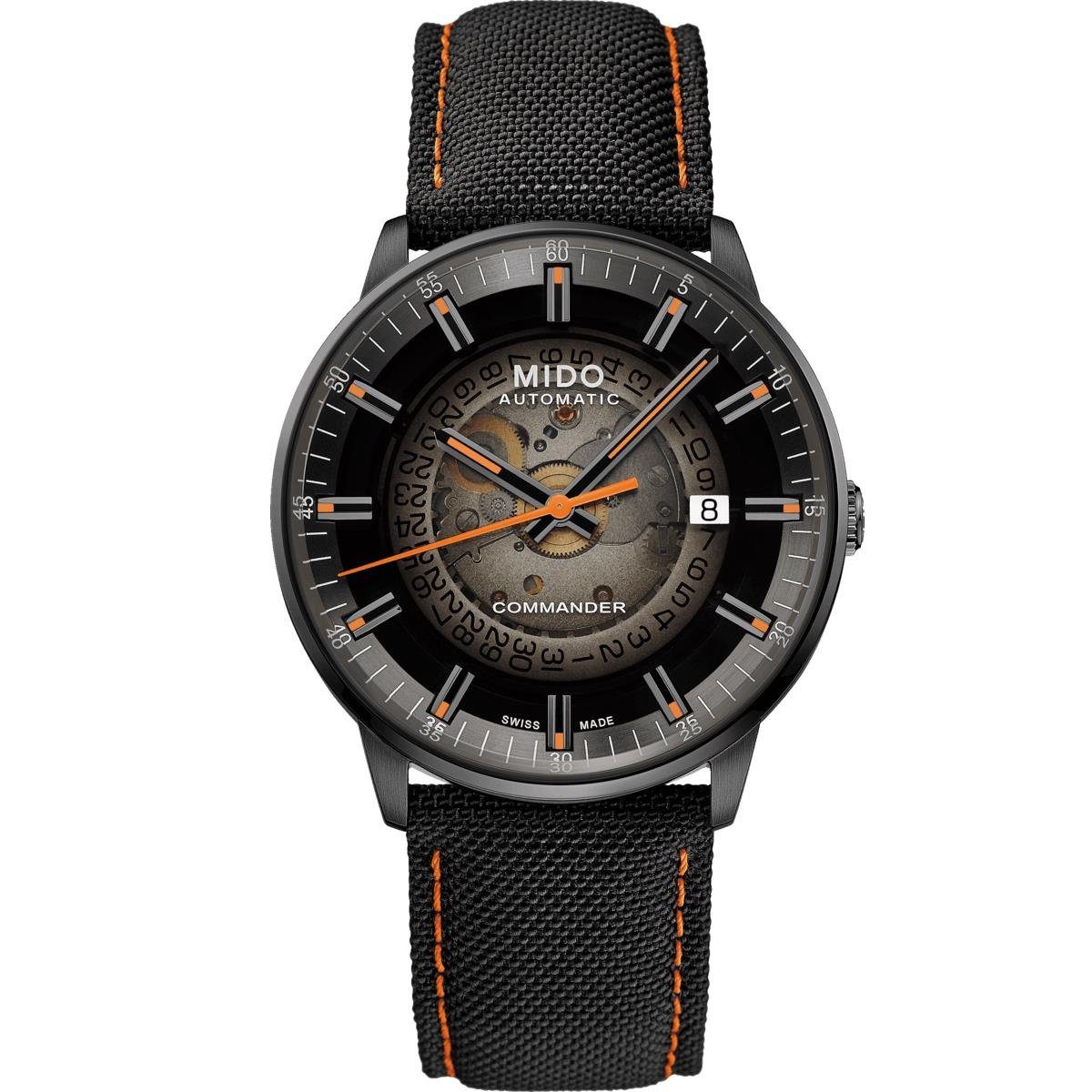 Mido Schweizer Uhr Mido Herren Uhr M0214073741100 Commander Gradient, (1-tlg)