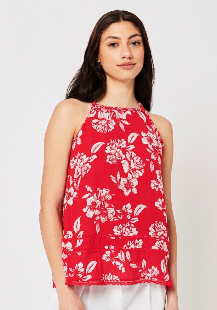 Superdry Neckholdershirt Vintage Beach Cami Top red | Shirts