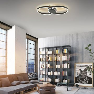 Paul Neuhaus Smarte LED-Leuchte LED Deckenlampe Q MARKO Smart Home, Smart Home, CCT-Farbtemperaturregelung, Dimmfunktion, Memoryfunktion, mit Leuchtmittel, CCT Lichtfarbwechsel dimmbar Fernbedienung Alexa