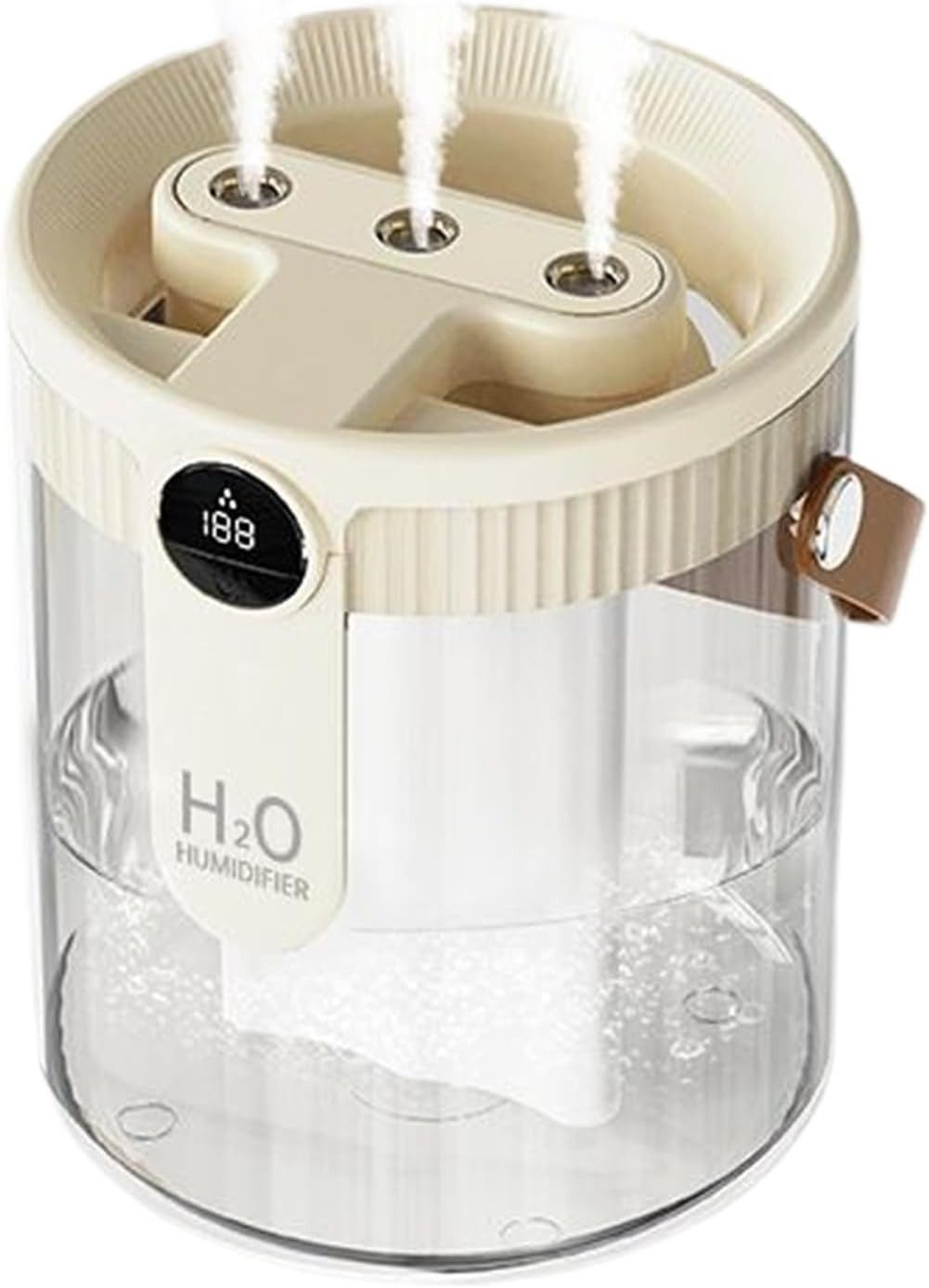 FELIXLEO Elektrostatik-Luftreiniger Schlafzimmer Luftbefeuchter, Leiser Kabelloser Diffusor1.5L Wassertank