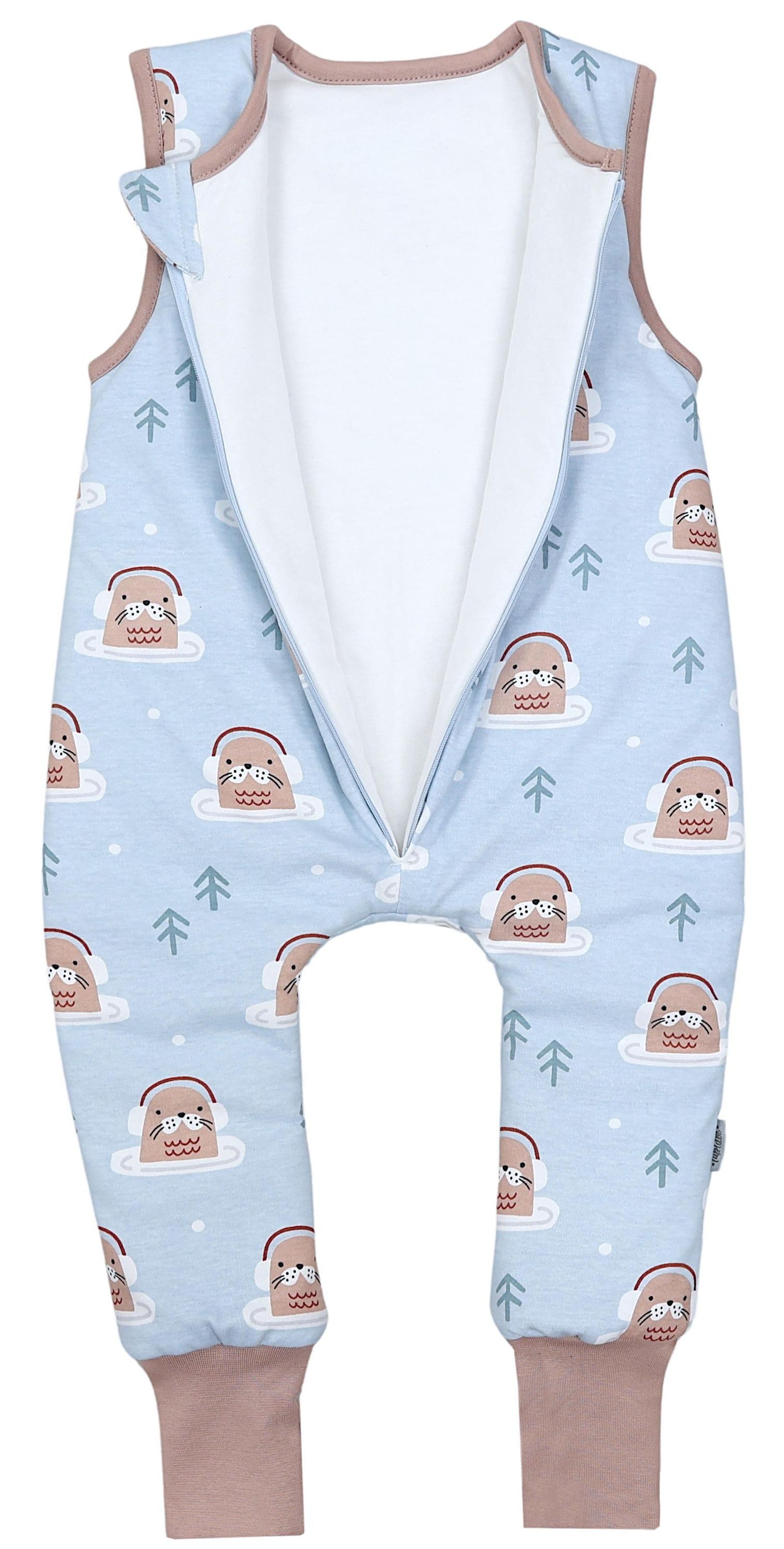 TupTam Babyschlafsack Schlafsack mit Beinen ohne Ärmel 2.5 TOG Ganzjahr – Bild 4 von 5