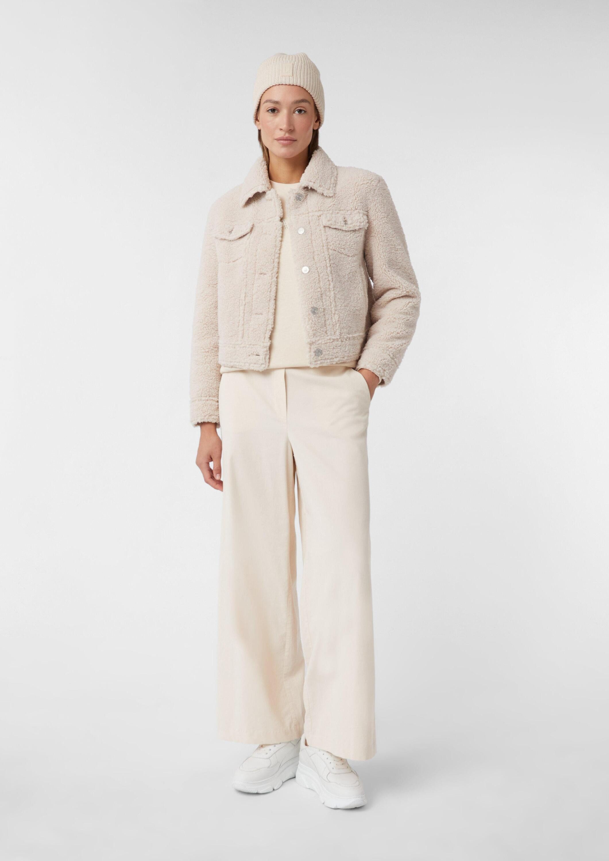 comma Strickmütze Mütze Weiche Strickmütze aus Baumwollmix günstig online kaufen