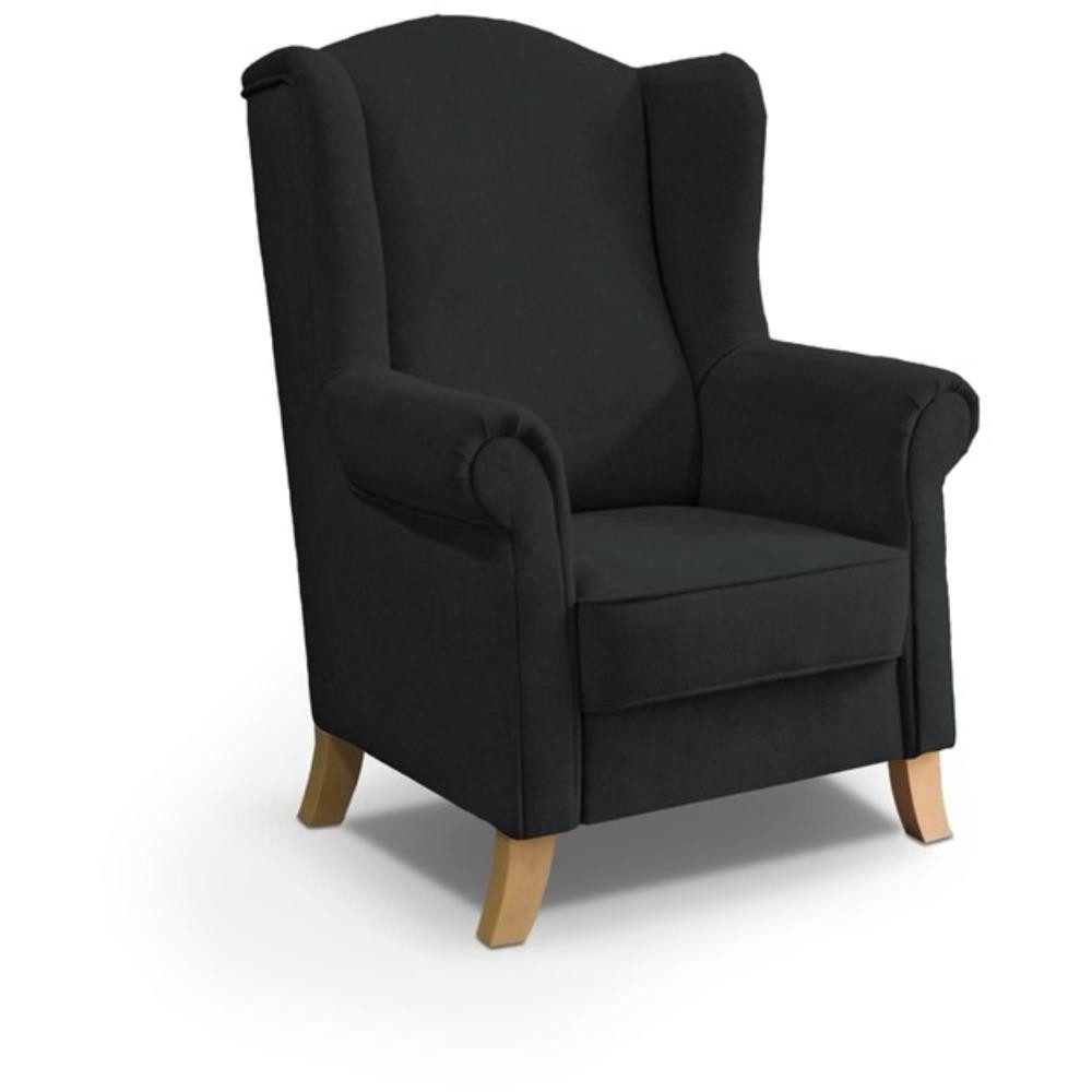 Beautysofa Ohrensessel LEONARDO Sessel Wohnzimmersessel, Fernsehsessel günstig online kaufen