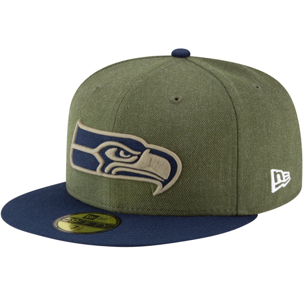 New Era Fitted 59Fifty Seahawks Seattle NFL Cap to Salute Service
