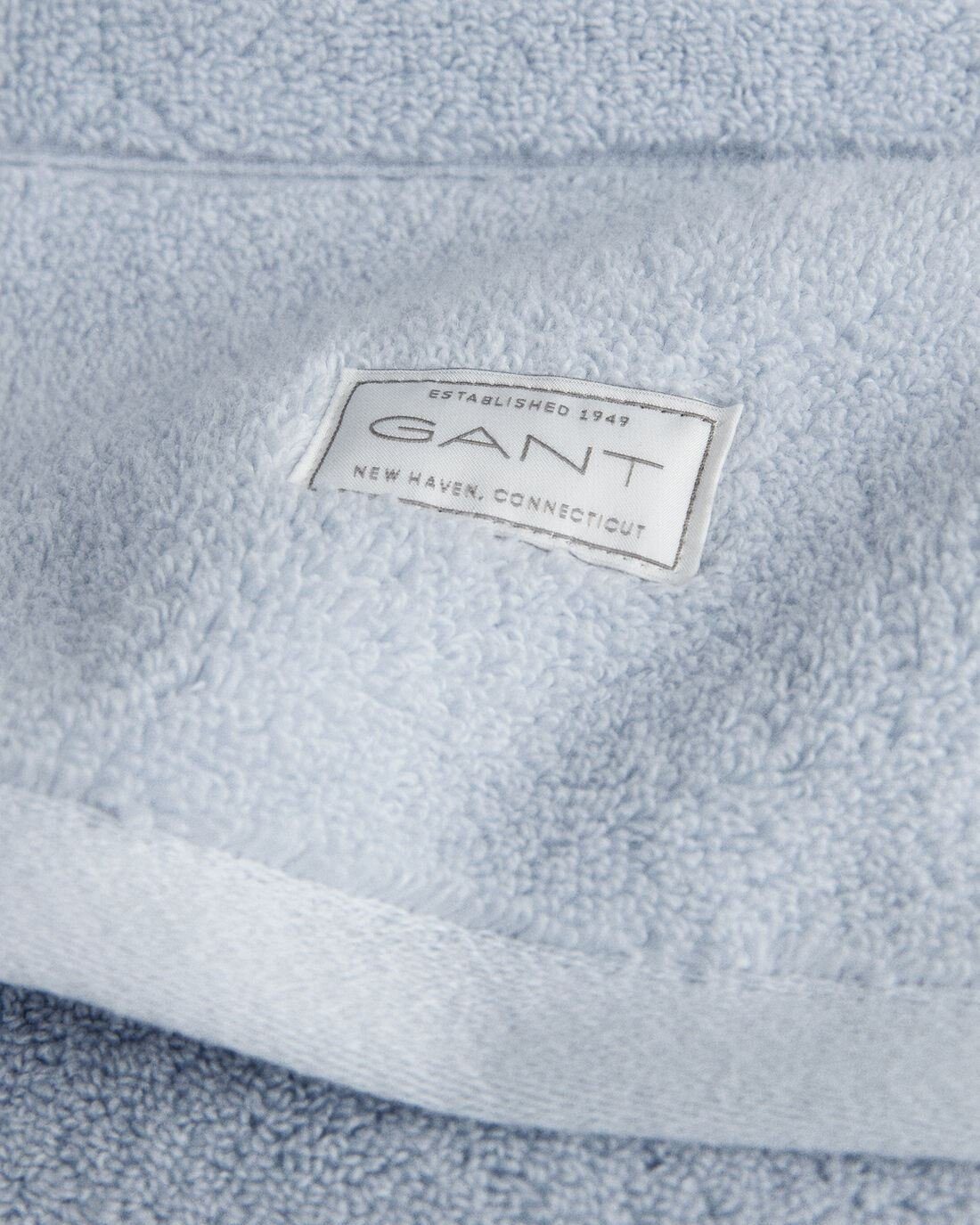 Gant Duschtuch GANT Handtuch Premium Polar Blue 50 x 100 cm