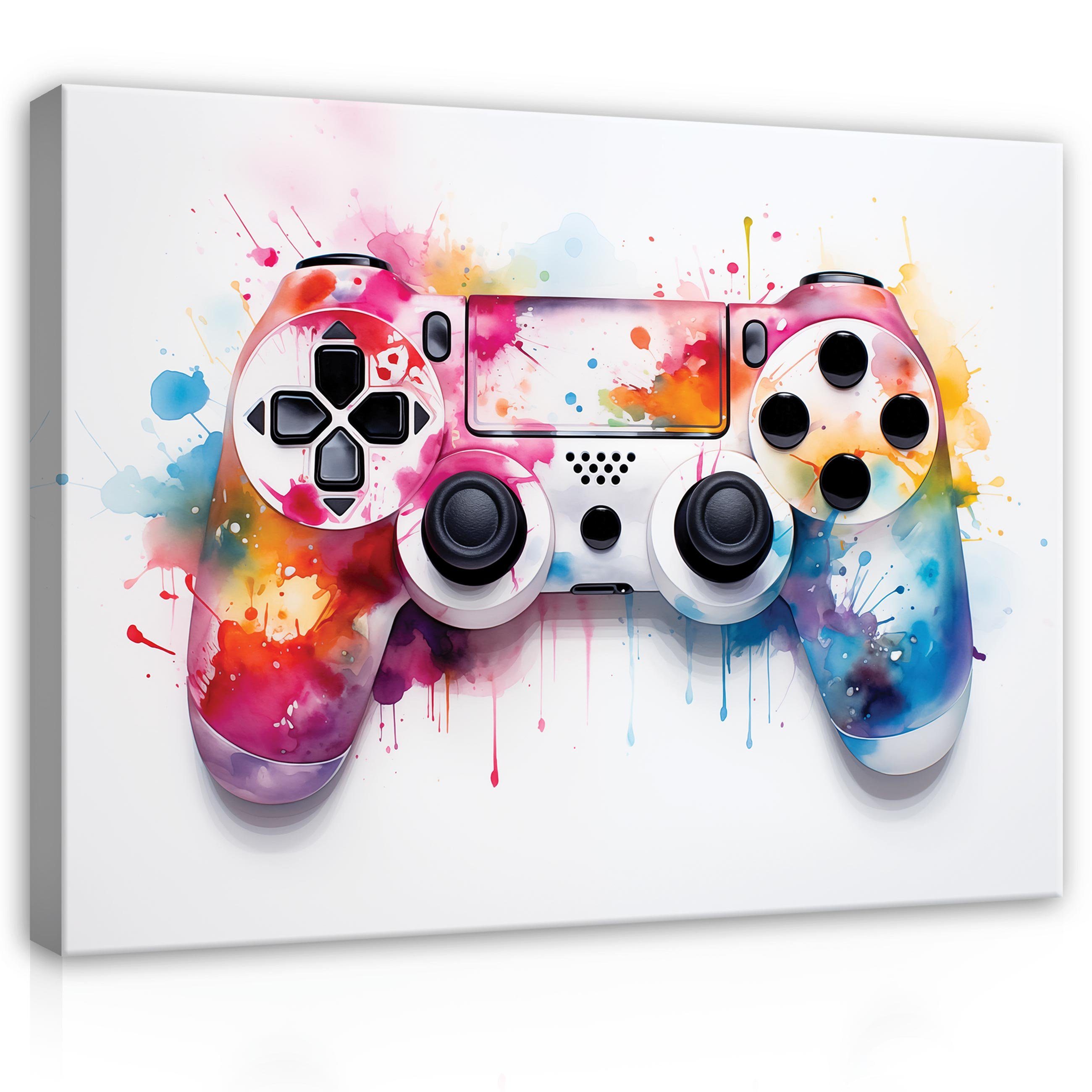 Wallarena Leinwandbild Kinderzimmer Junge Gaming Kinder Wandbild XXL Bilder günstig online kaufen