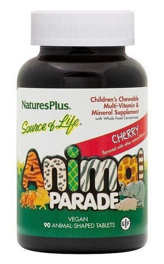 Natures Plus Natures Plus Animal Parade Children`s Multivitamin cherry,90tabletten Tabletten