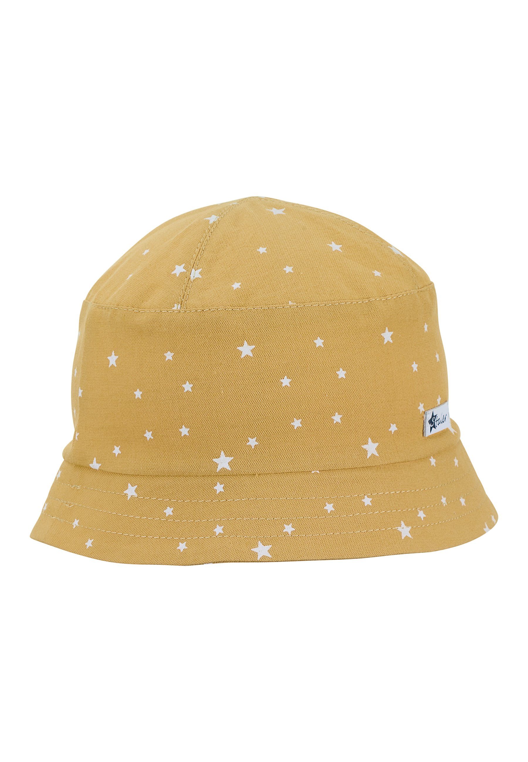 Sterntaler® Schirmmütze »Hut« (1-St) Baby Hut Mädchen Baby Hut Junge - Baby Sonnenhut  Junge - Baby Sonnenhut Mädchen - UV Schutz 15 - bedruckt mit Sternen -  gemustert - Hut aus Baumwollstoff