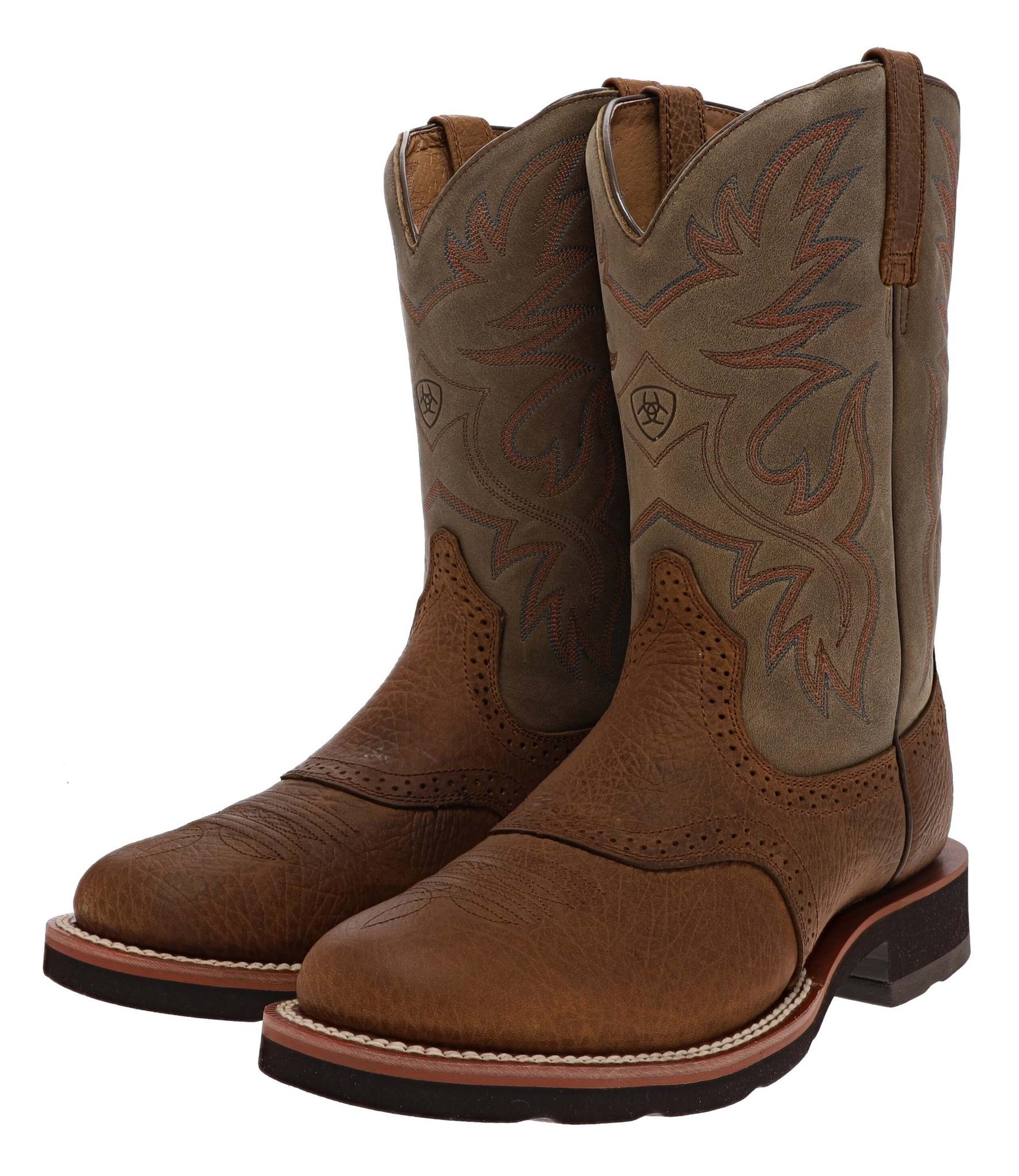 Ariat HERITAGE CREPE EE Braun Cowboystiefel Herren Westernreitstiefel in EE Weite