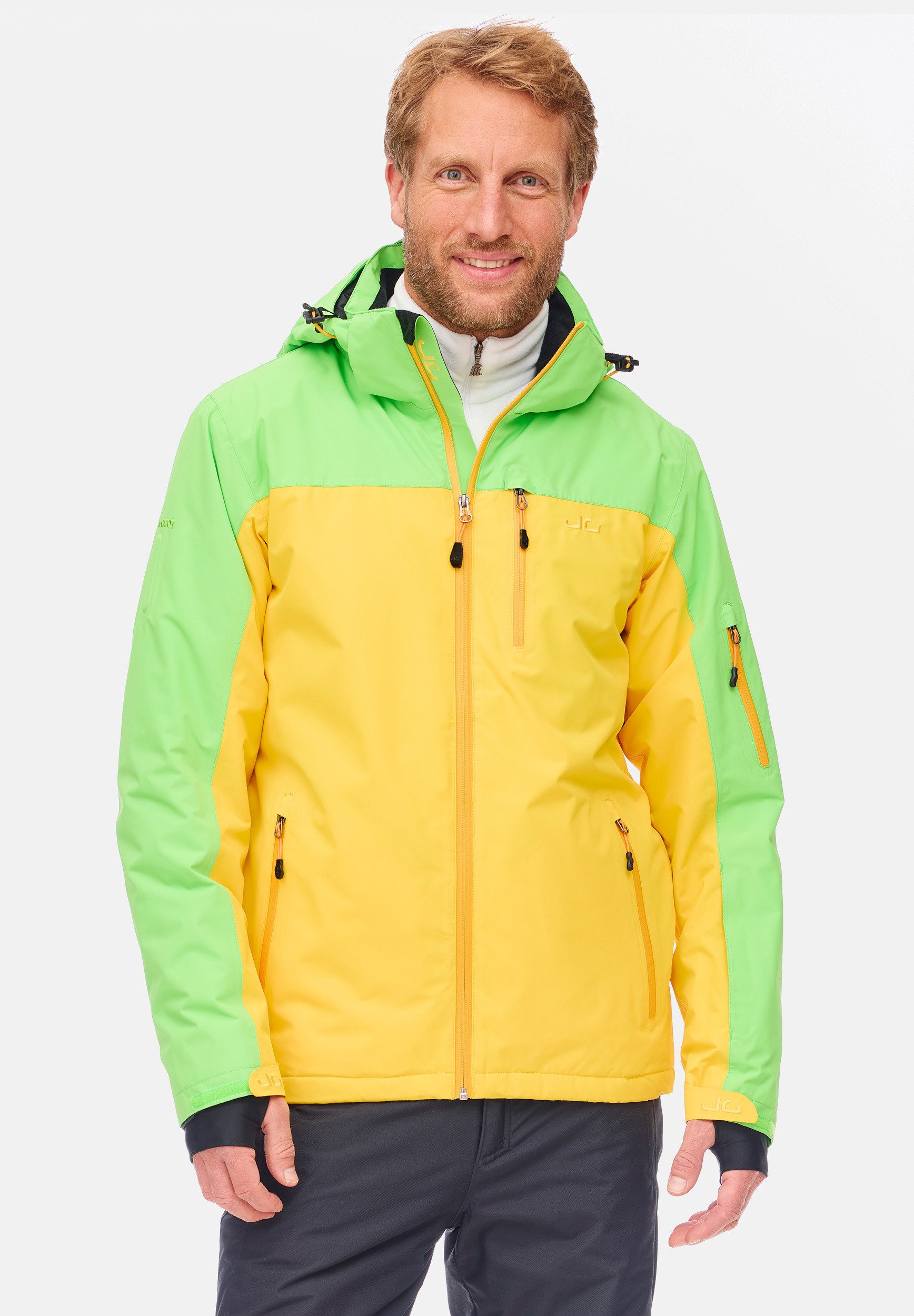 Jeff Green Skijacke Bergen RECCO-Lawinensystem, Skipasstasche günstig online kaufen