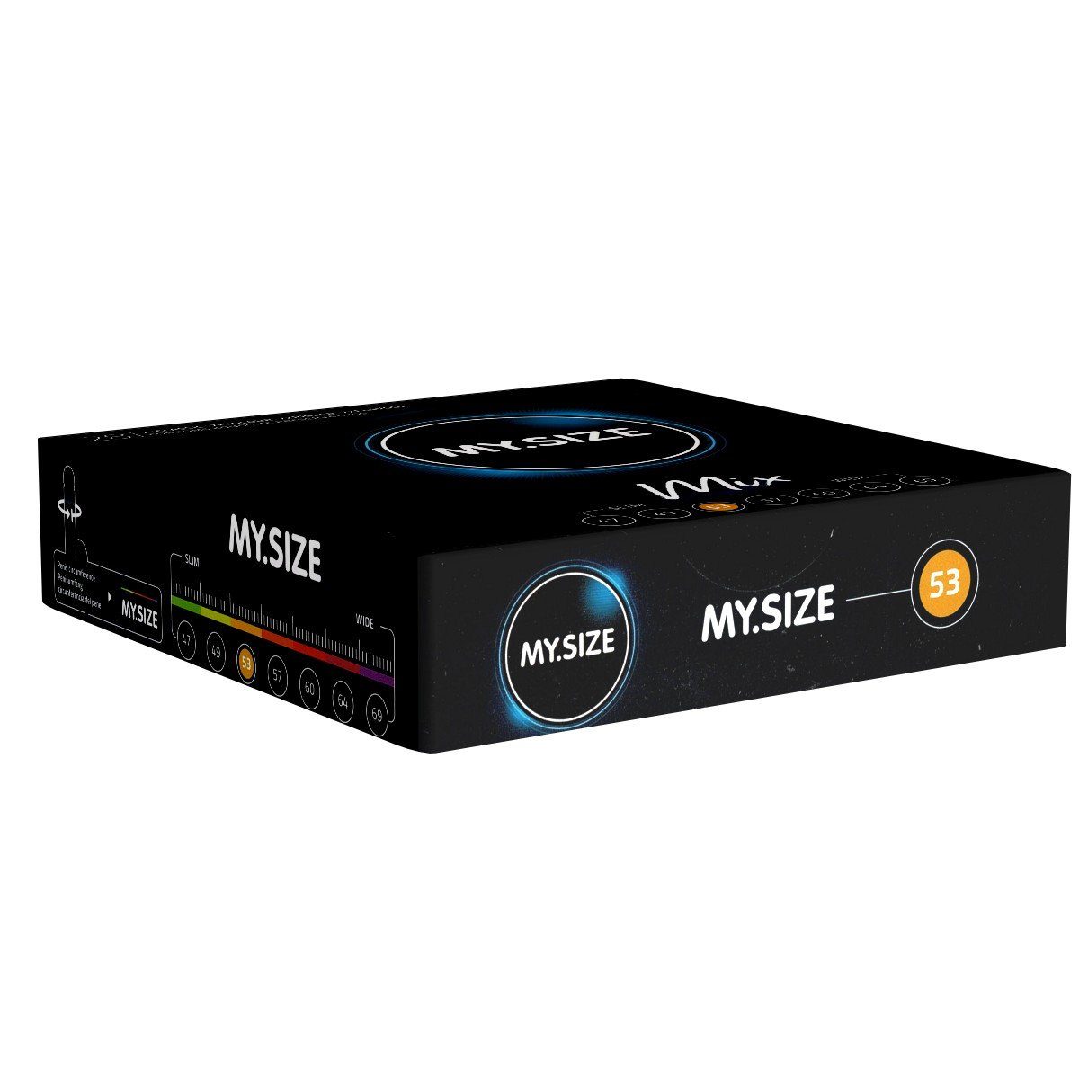 MY.SIZE Kondome Classic 53 MIX Packung mit, 28 St., im gemischten Sortiment, Kondome für besten Tragekomfort und Sicherheit