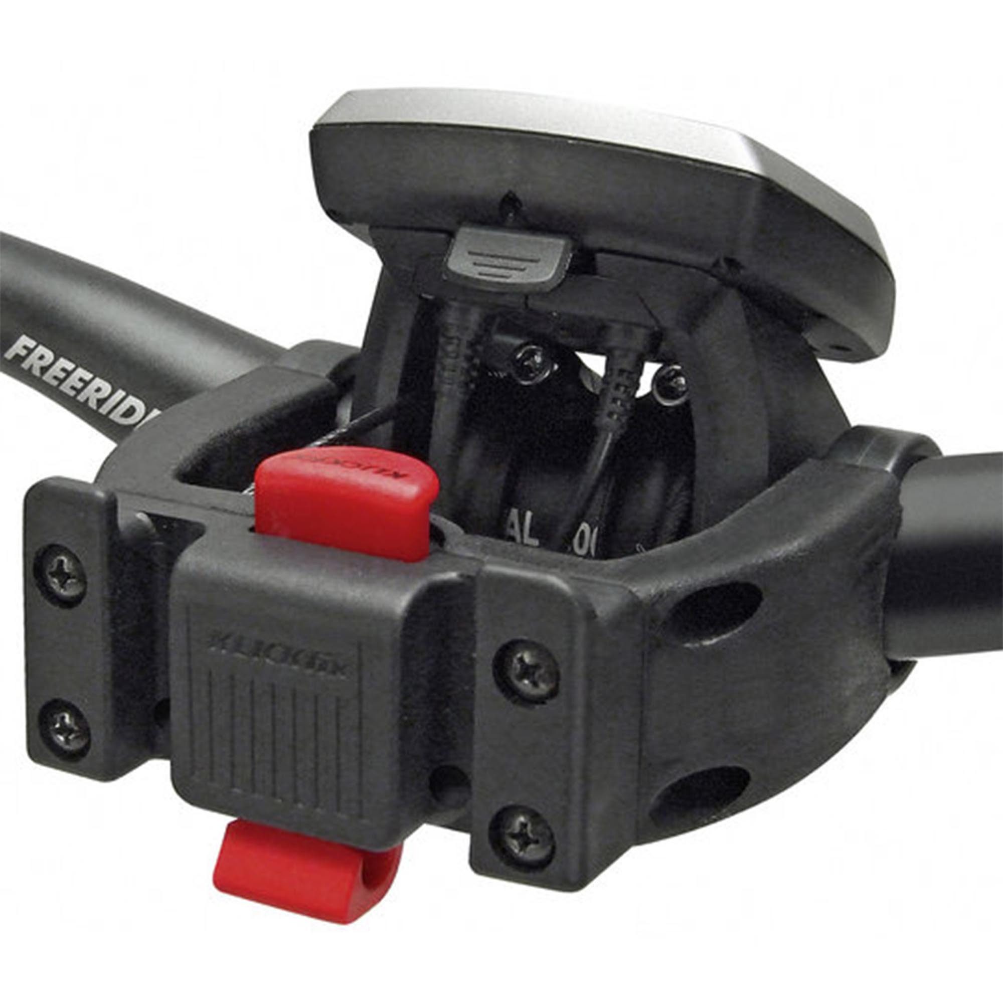 KlickFix Einkaufsshopper Lenkeradapter E 22 - 26, universal oversize Fahrrad Lenker Adapter Tasche Korb