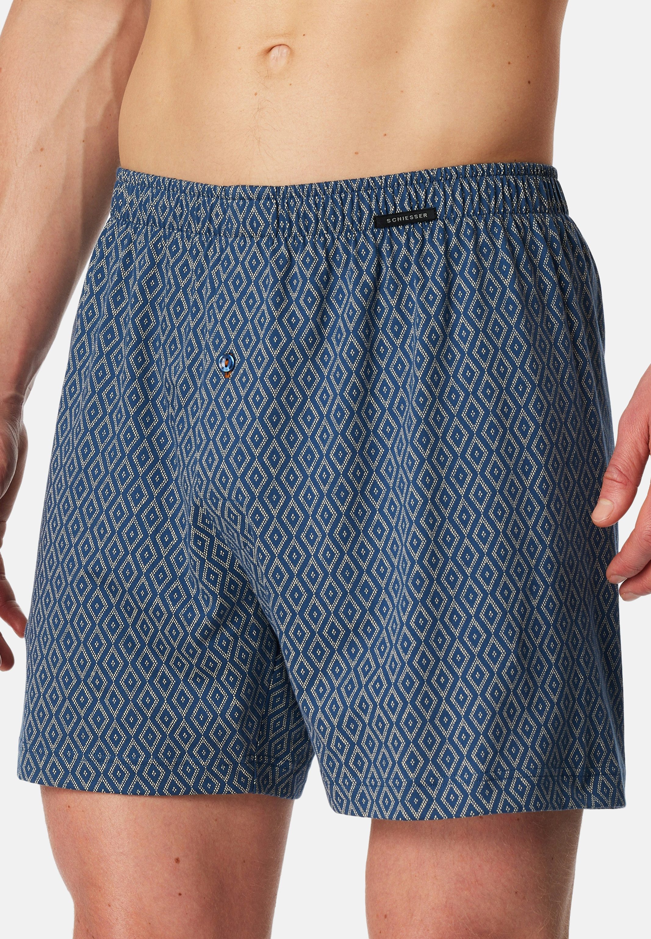 Schiesser Boxershorts 2er Pack Singel-Jersey (Spar-Set, 2-St) Boxershorts - günstig online kaufen