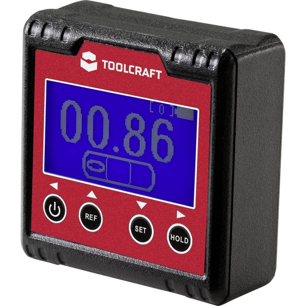 TOOLCRAFT Wasserwaage Digitaler Winkelmesser mit digitaler Dosenlibelle TO-6547356