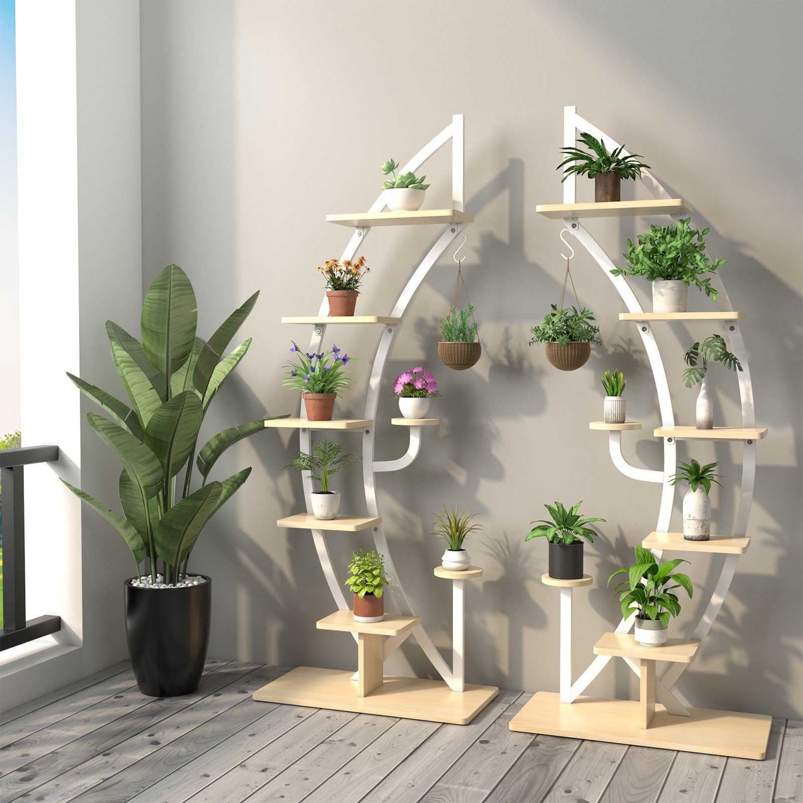 COSTWAY Blumenständer (2 St), 6-stufig, mit günstig online kaufen