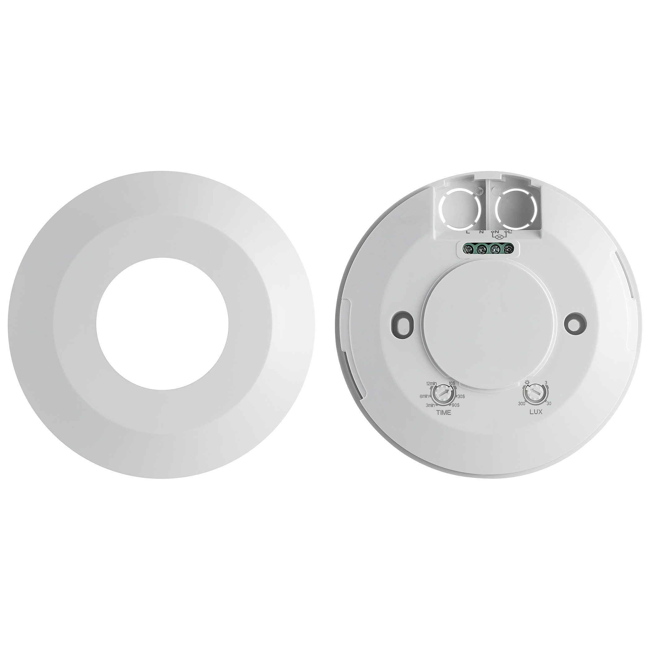 SEBSON Bewegungsmelder Bewegungsmelder Innen Aufputz Deckenmontage LED geeignet, 360° Sensor, Atmungserkennung; Programmierbar; LED geeignet; 360°