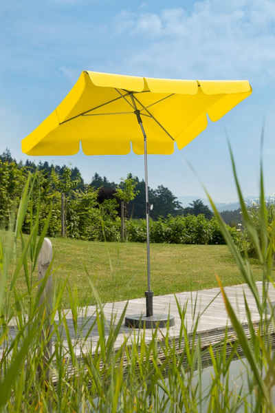Schneider Schirme Rechteckschirm Locarno, LxB: 180x120 cm, abknickbar, ohne Schirmständer
