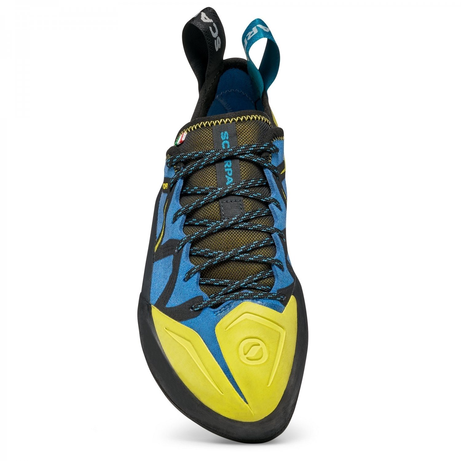 Scarpa Vapor Herren Kletterschuh blau/gelb Kletterschuh