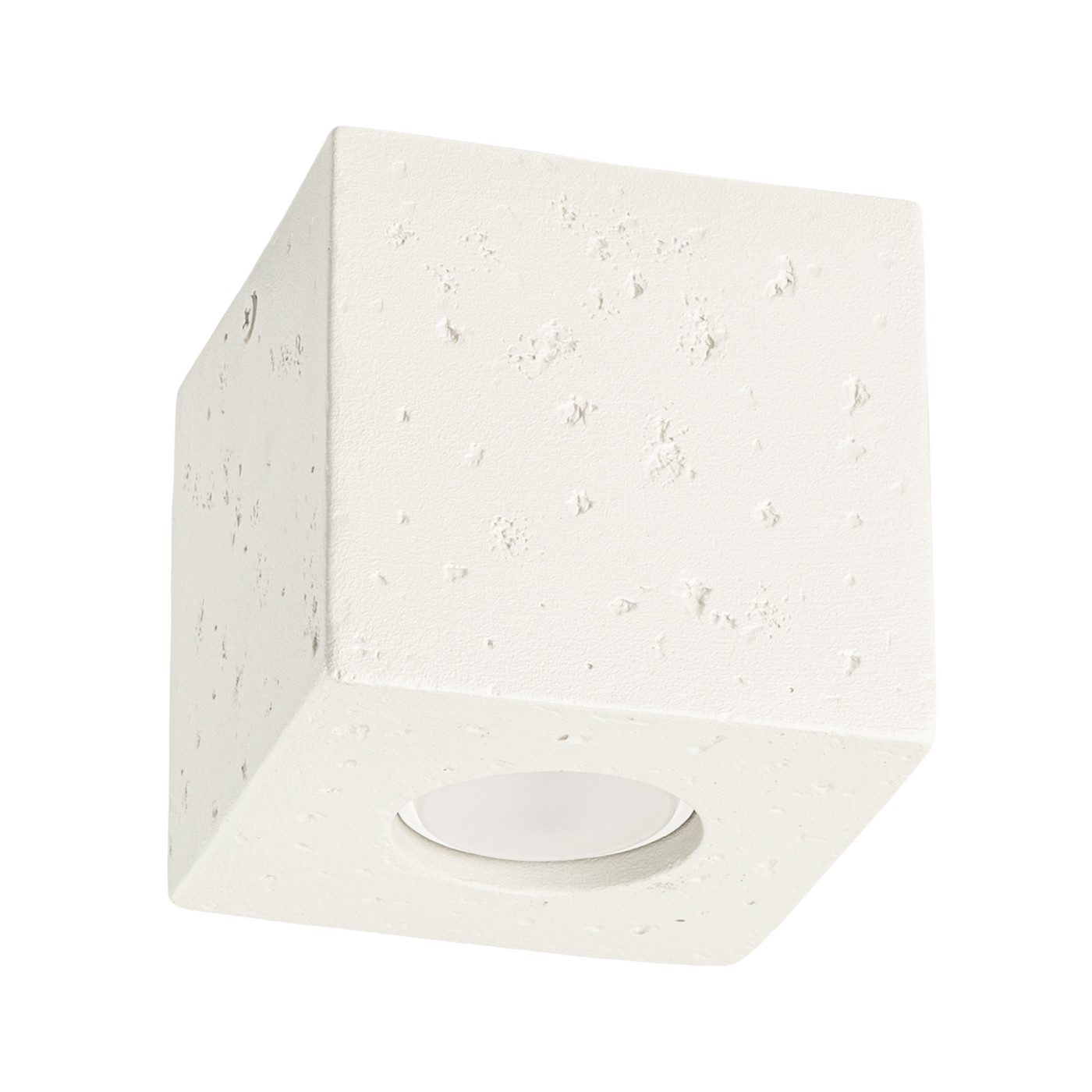 SOLLUX lighting Deckenleuchte Plafond Quad Beton Beige, Nicht enthalten