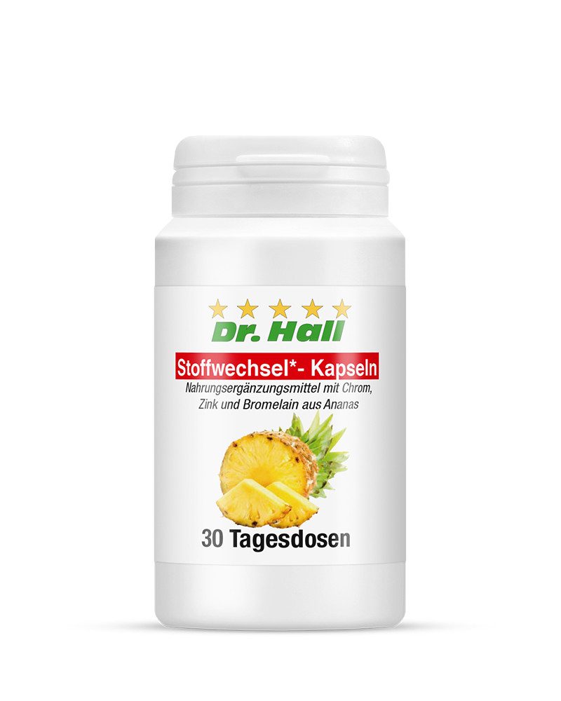 Stoffwechsel mit Bromelain und Zink, Stoffwechselbooster Kapseln