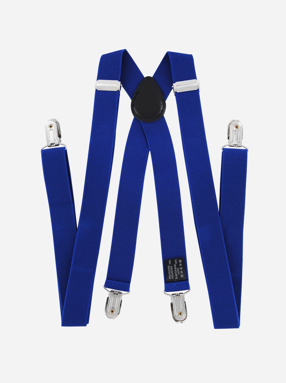 axy Hosenträger Herren Hosenträger 4 Stabile Clips X-Form 2,5cm Breit verstellbar und elastisch 120cm Lang