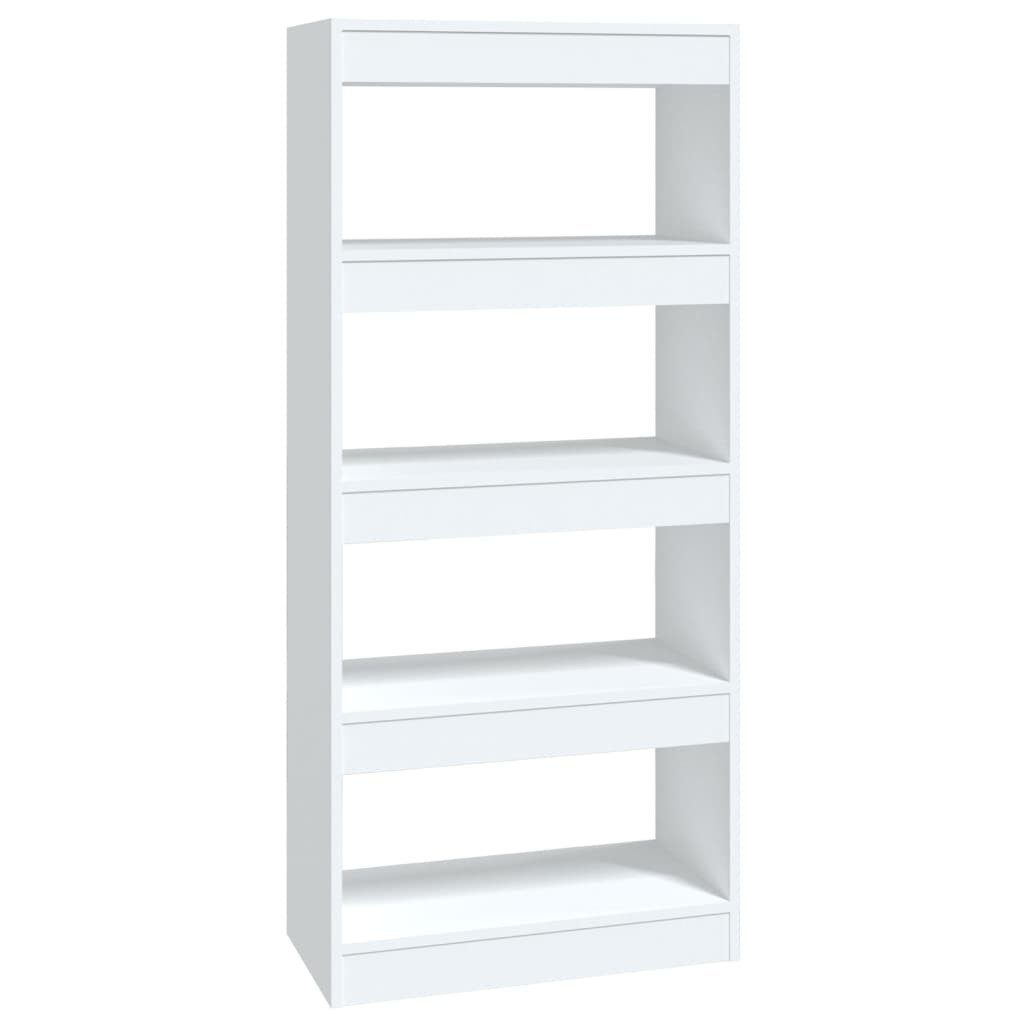 vidaXL Bücherregal Bücherregal/Raumteiler Weiß 60x30x135 cm günstig online kaufen