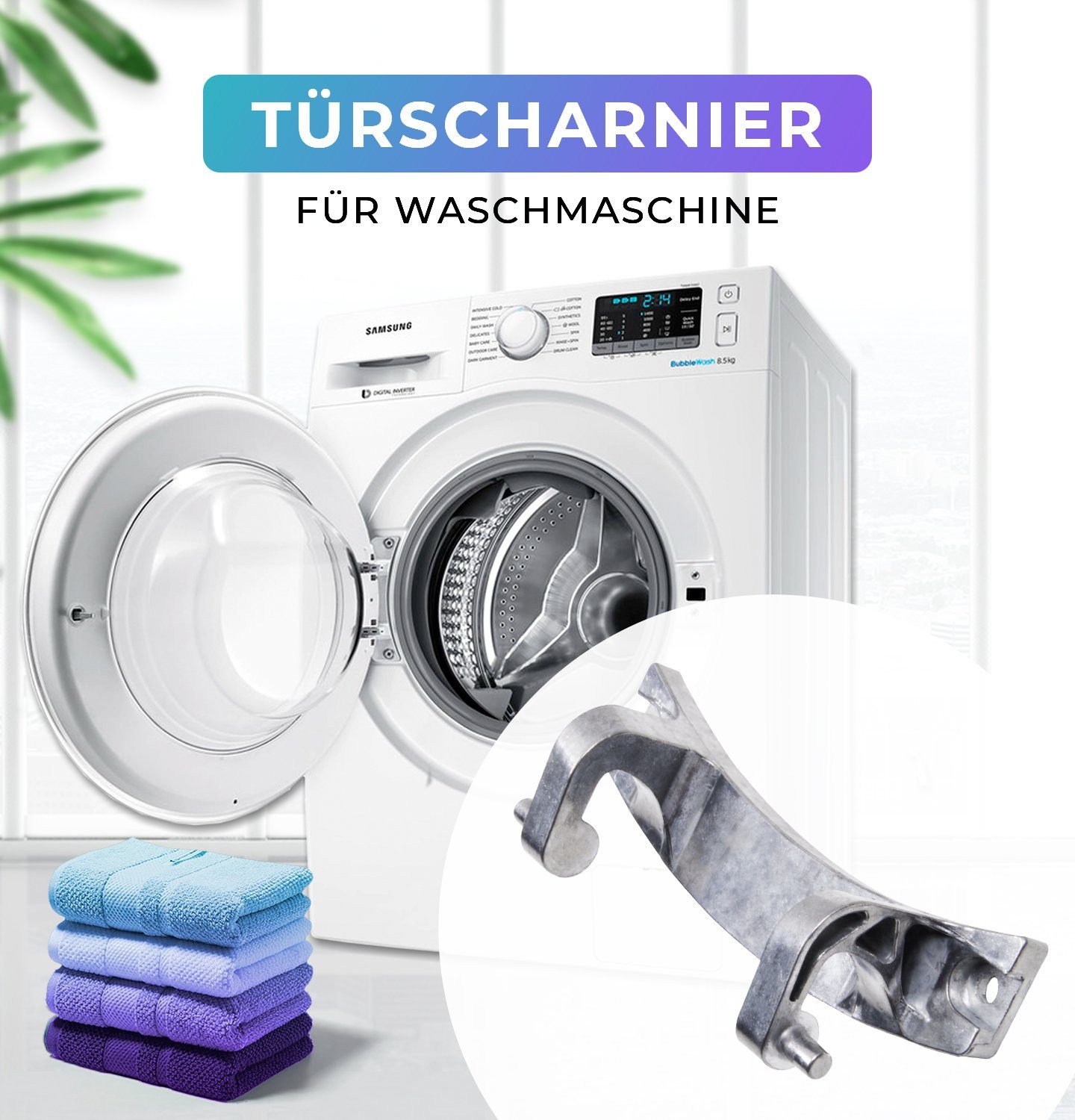 00171269 Ersatz Bosch Frontlader Montagezubehör für Waschmaschine, für Türscharnier VIOKS
