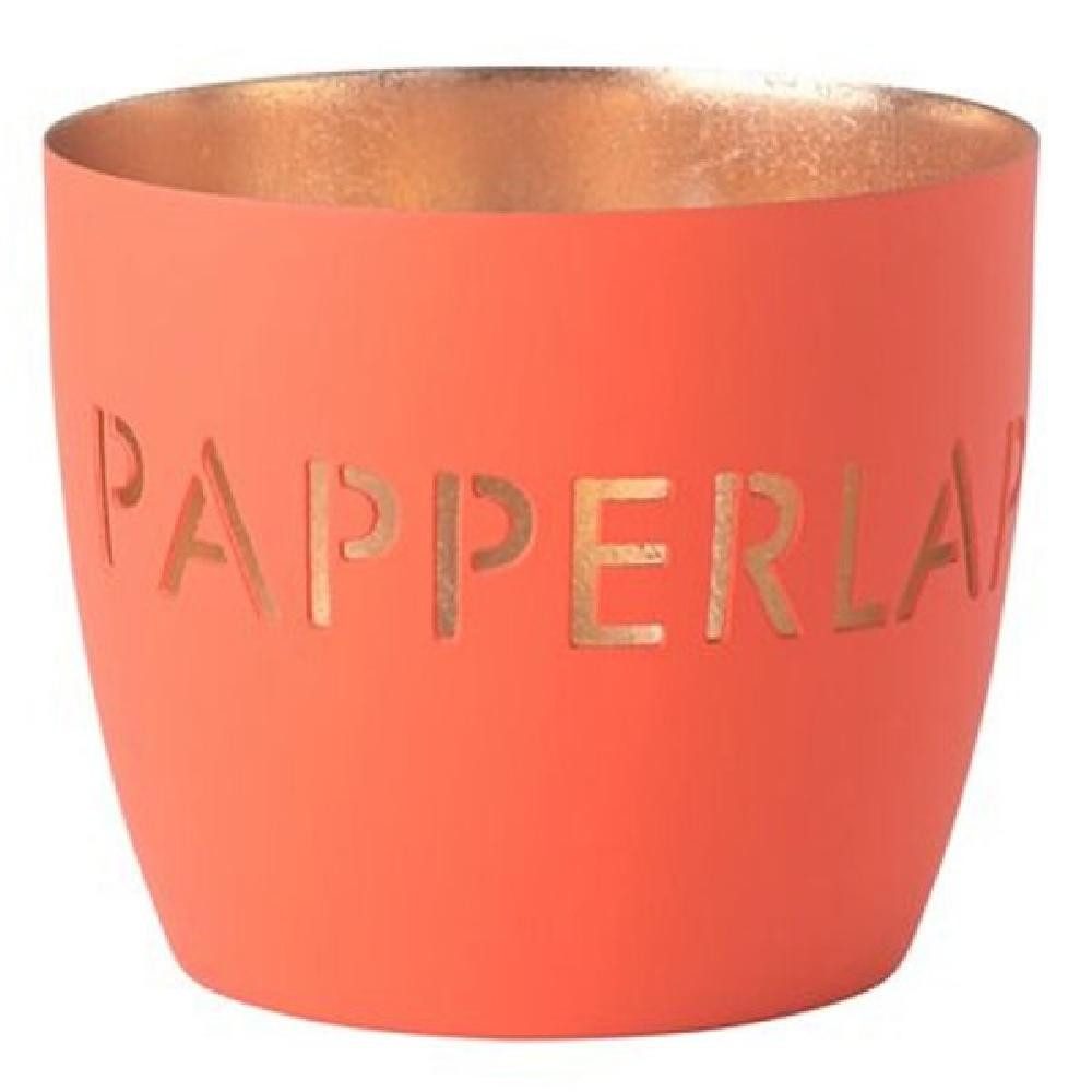 Giftcompany Kerzenhalter Windlicht Madras Papperlapapp Neon Orange