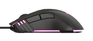 Trust GXT 121 Zeebo Gamer Mouse Ergonomisch Kabelgebunden Gaming-Maus (kabelgebunden, Einstellbare Beleuchtung, programmierbare Tasten)