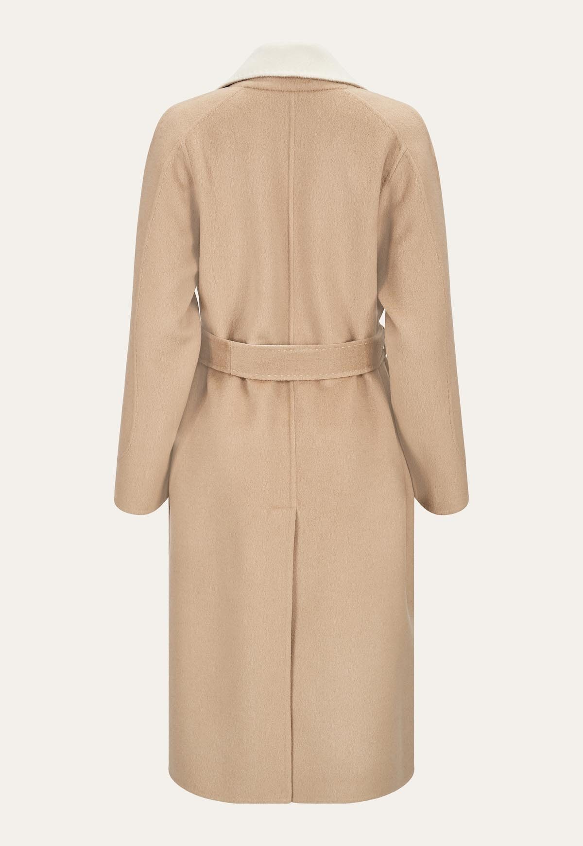 Hollert Wintermantel Maxi Mantel aus Kaschmir & Wolle Nora