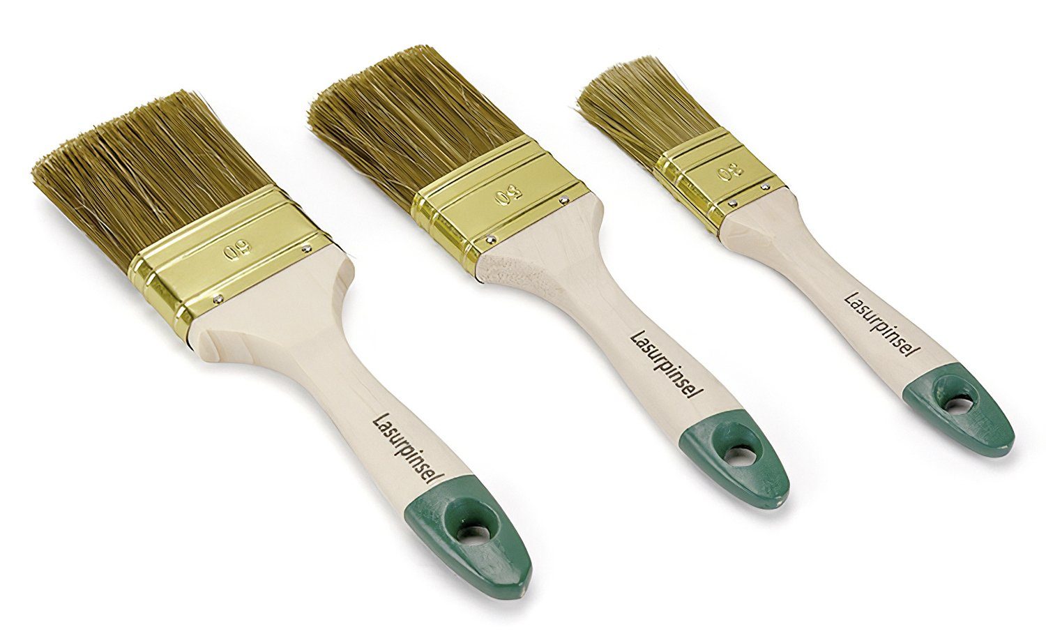 plid Lasurpinsel Premium Lasurpinsel Pinselset Flachpinsel Lackpinsel, (Set), Pinselset, Lasurpinsel, Lackierpinsel, Streichpinsel