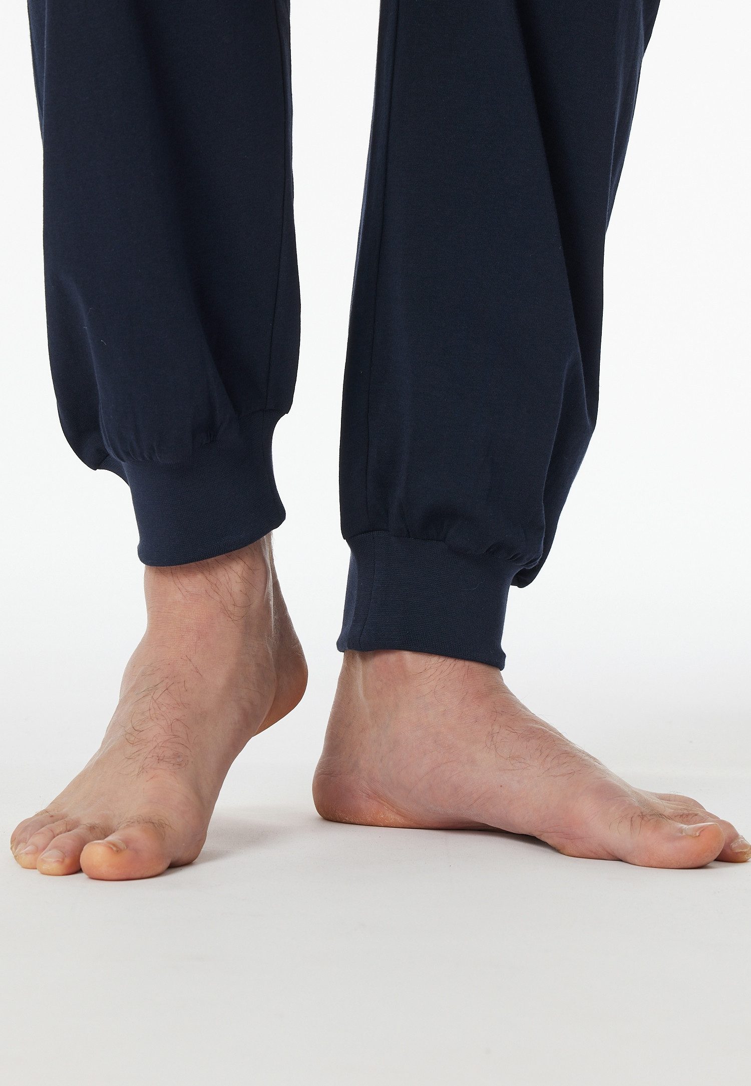 Schiesser Schlafanzug Comfort Essentials (2 tlg) mit gestreiftem Oberteil