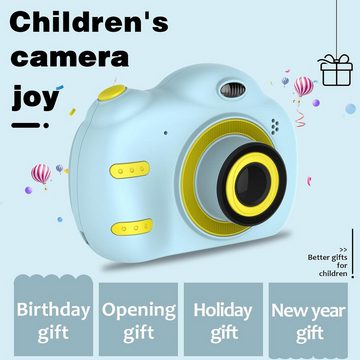SUPBRO Kinderkamera (18 MP, inkl. mit großem Speicherplatz & umweltfreundlichem Design, Kinderkamera, 1080P HD, 2,4-Zoll-IPS-Bildschirmkamera, 32 GB SD-Karte)