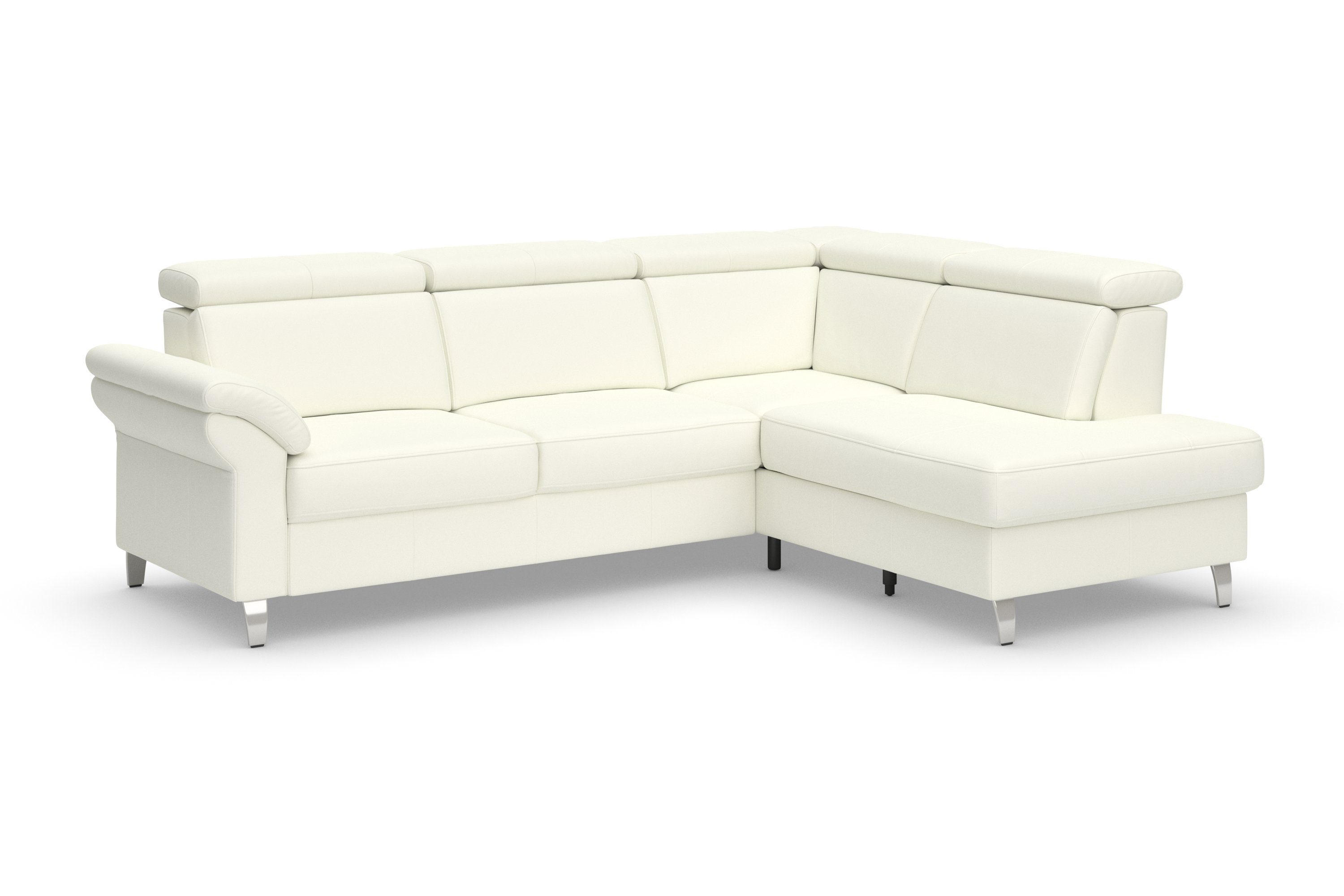 sit&more Ecksofa Arngast L-Form, inklusive Kopfteilverstellung und Federkern