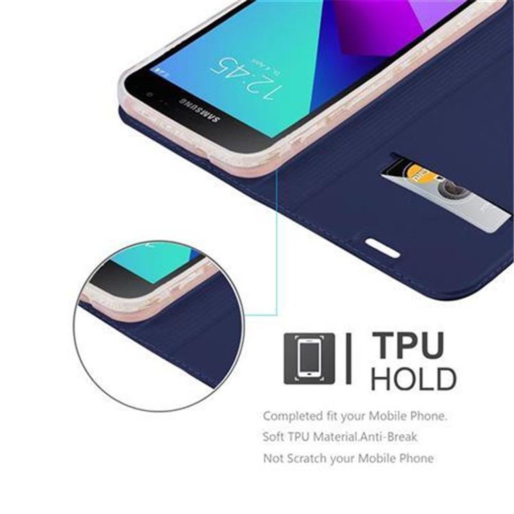 Cadorabo Handyhülle für Samsung Galaxy XCover 4 / XCover 4s Hülle Samsung Galaxy XCover 4 / XCover 4s, Schutzhülle Hülle mit Standfunktion, Magnetverschluss und Kartenfach