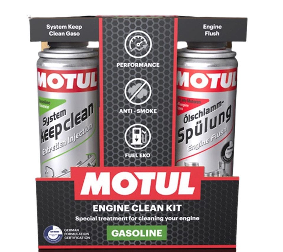 Trend Line Diesel-Additiv Motul Engine Clean für Benzin 2 x 300ml