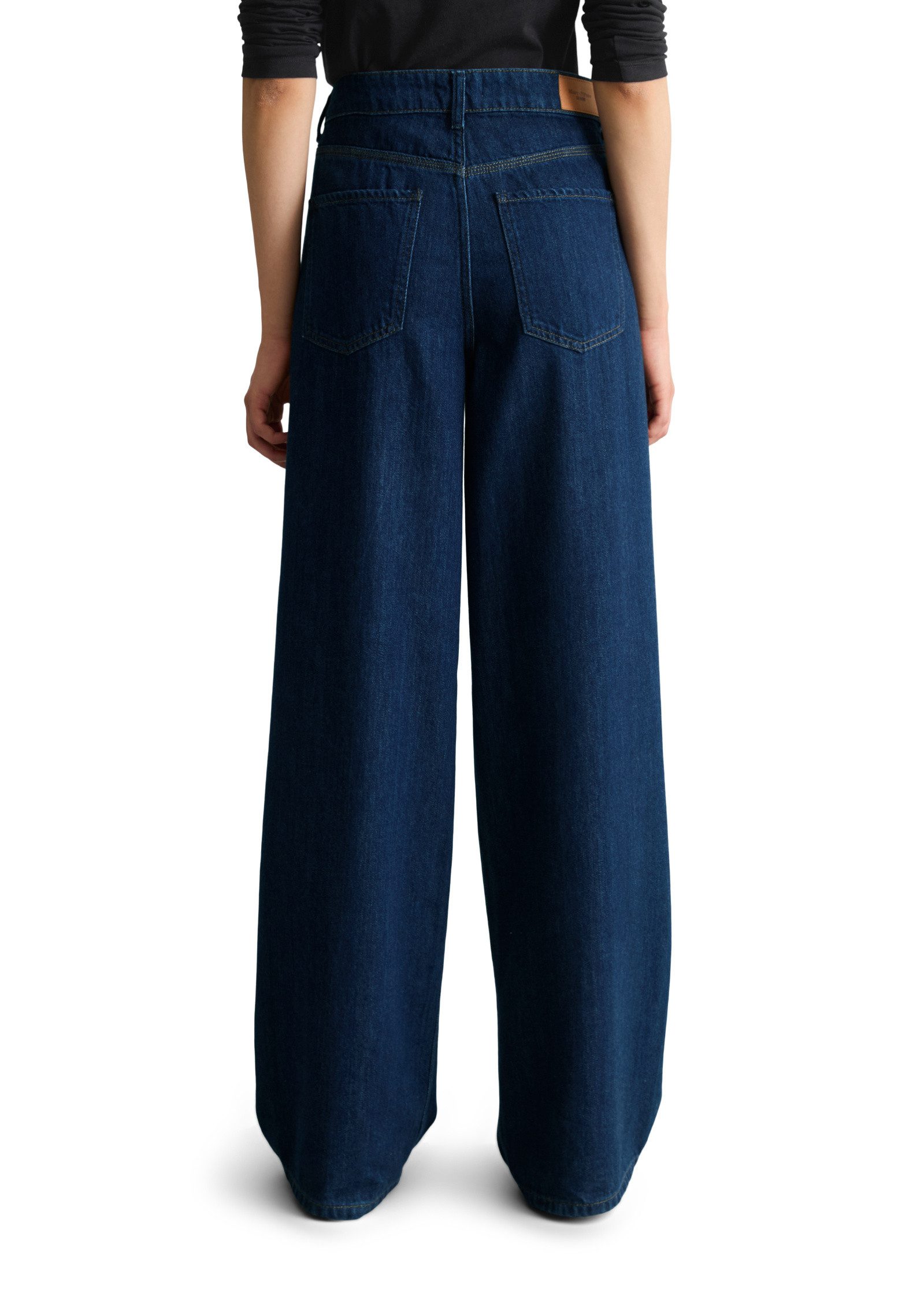 Marc O'Polo DENIM Weite Jeans made with Orange Fiber