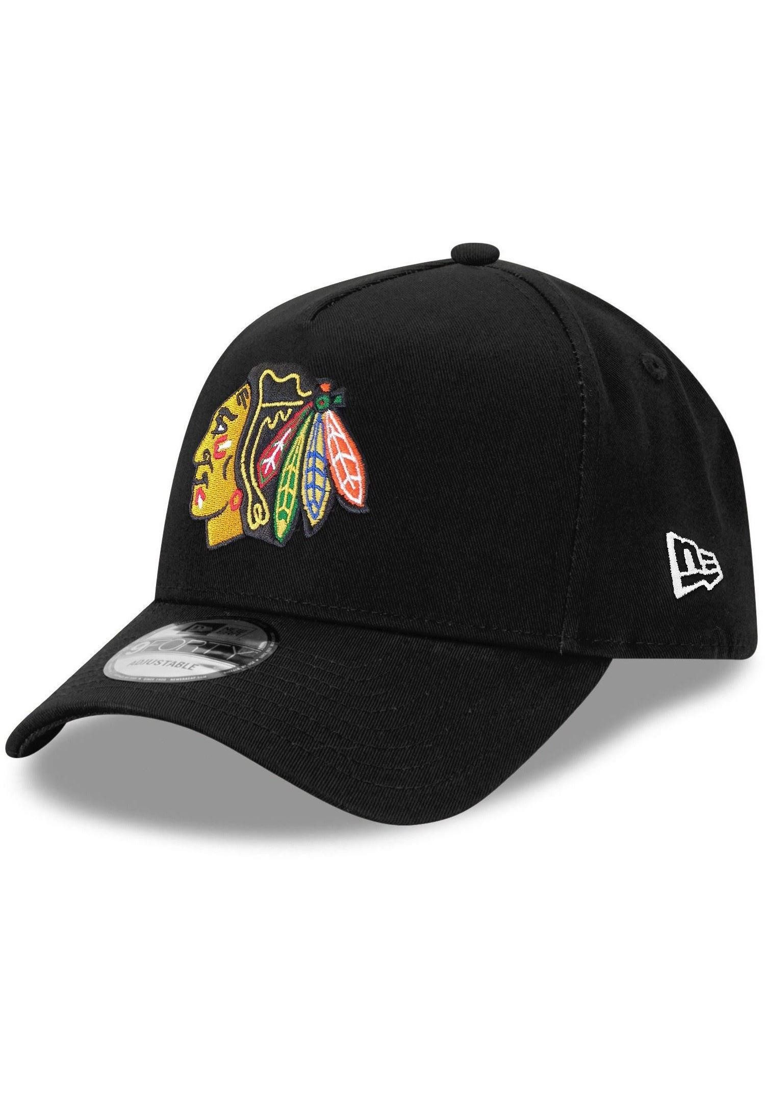Baseball Cap Chicago Blackhawks 9Forty A-Frame Cap New Era Schwarz