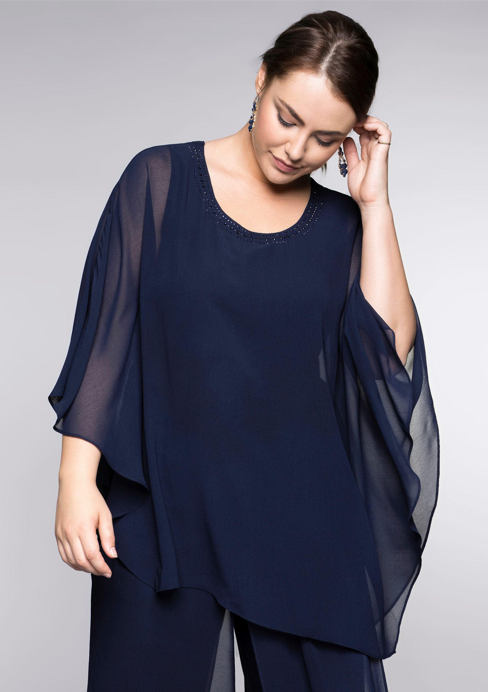 Sheego Klassische Bluse Tunika . günstig online kaufen