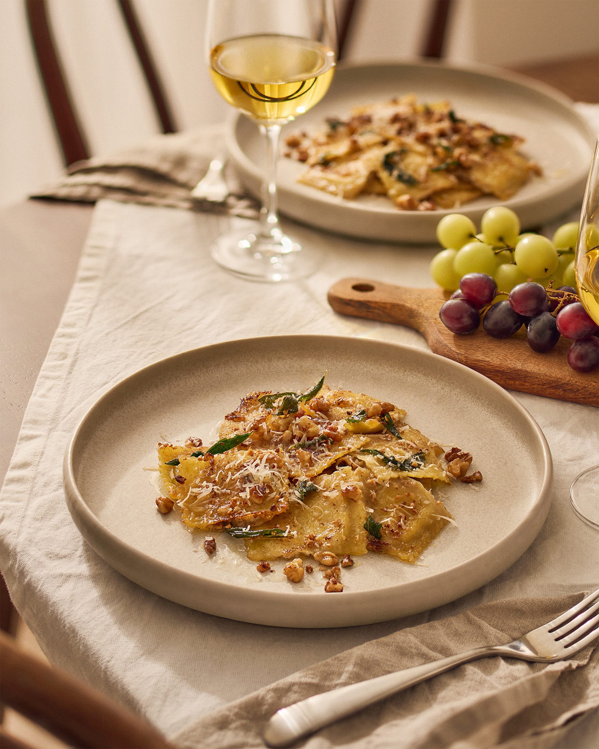 Cosumy Speiseteller Speiseteller Set Ø26 cm, 4er Set, reaktive Glasur, (4 St), Handgefertigte reaktive Glasur, Spülmaschine & Mikrowelle