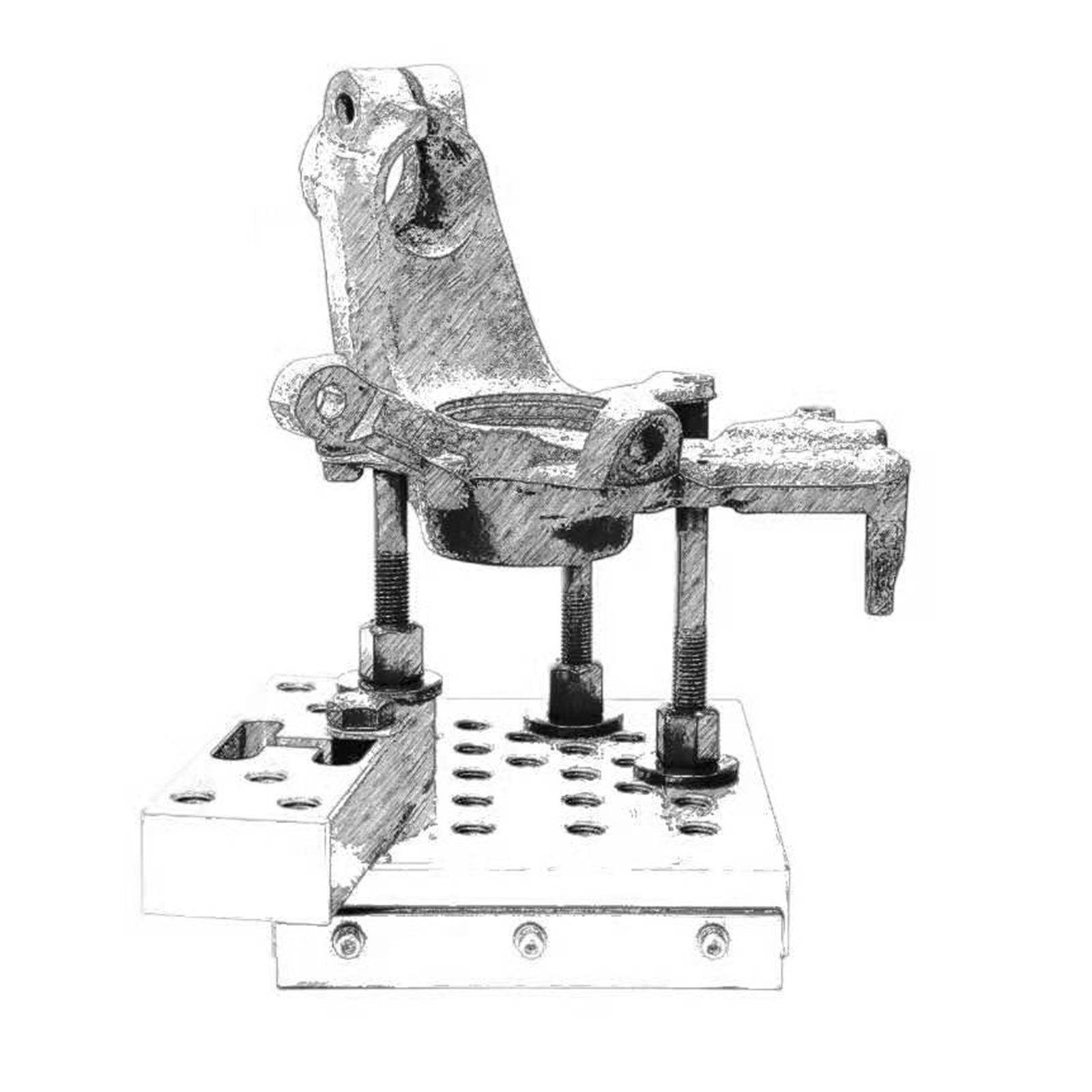 CCLIFE Multitool Universal Stützblock Presse Unterlage Werkstatt Unterstützung Block, (1 St)