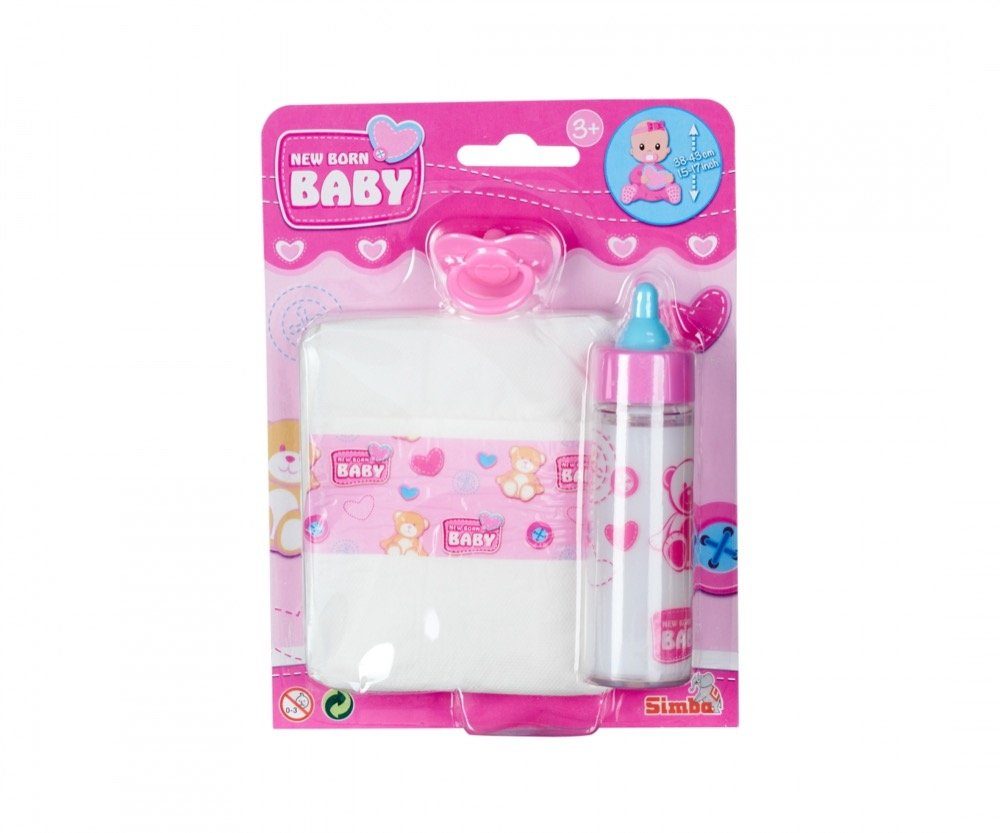 Babypuppe Simba Puppe Zubehör New Born Baby First Nursing Set 105562487