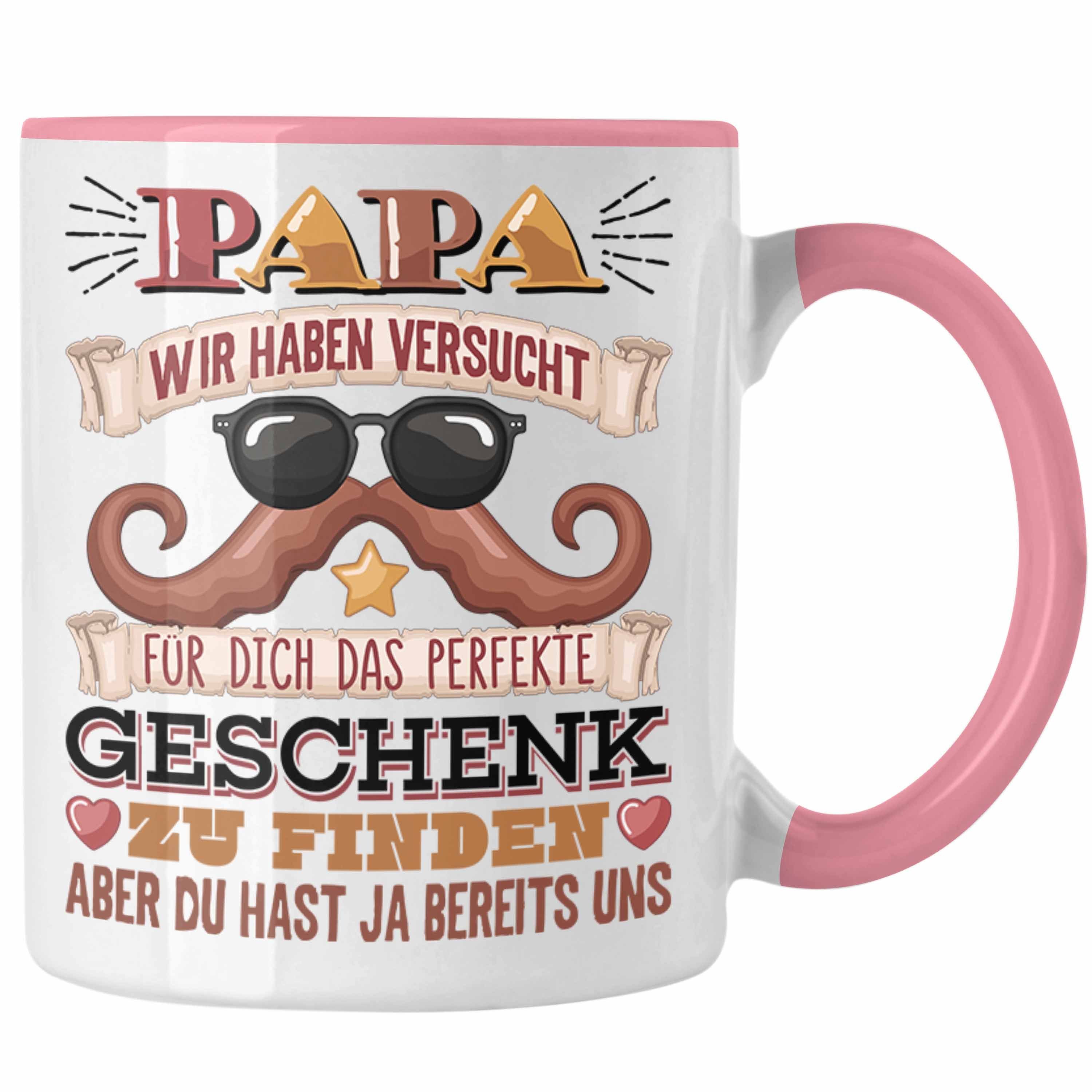 Trendation Tasse Bester Vater Papa Tasse Geschenk zum Vatertag Lustiger