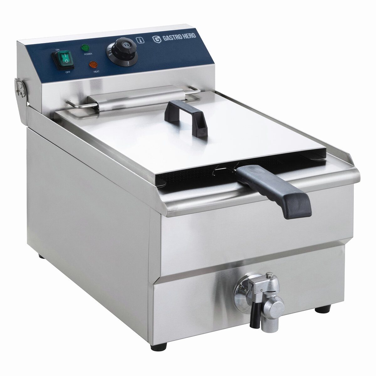 GastroHero Fritteuse Elektro Fritteuse 13 Liter - 5 kW 400V, 5000 W