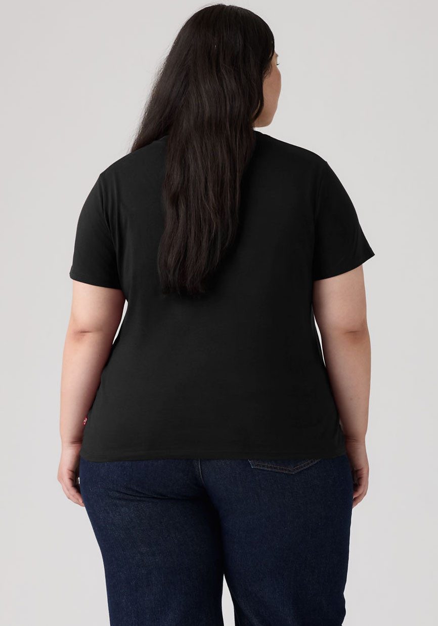 Levi's® Plus T-Shirt PL PERFECT TEE Florales Batwing-Logo – Bild 3 von 5