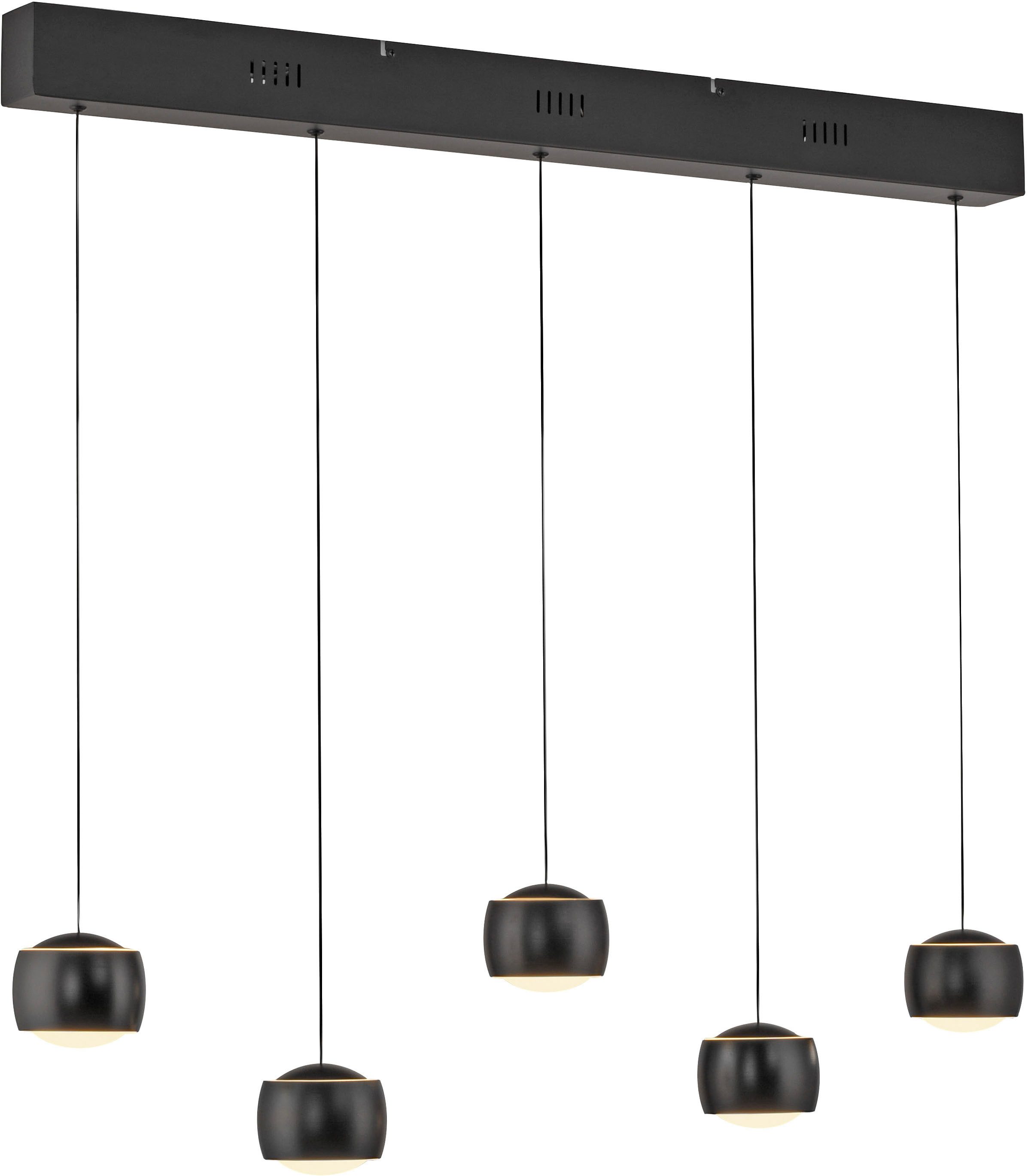 JUST LIGHT Pendelleuchte BALLINI, Dimmfunktion, LED fest integriert, Warmweiß, LED, Comfort Lift, dimmbar, Switchmo