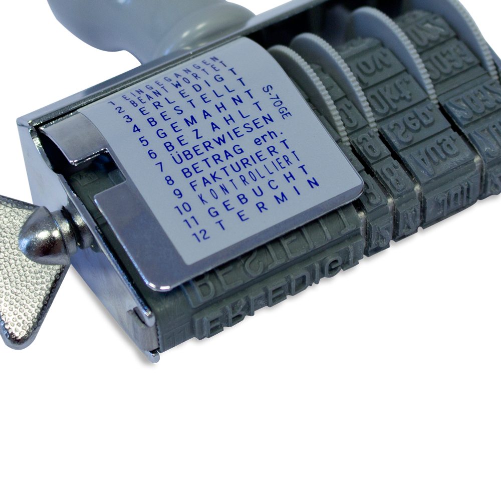 Shiny Stempel Wortbandstempel Shiny S-70 mit Datum